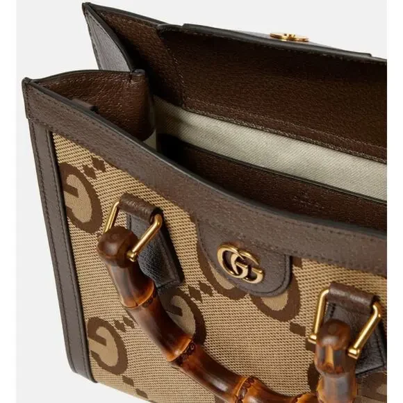 Gucci - Diana Small Jumbo GG canvas tote bag NWT - Picture 5 of 7